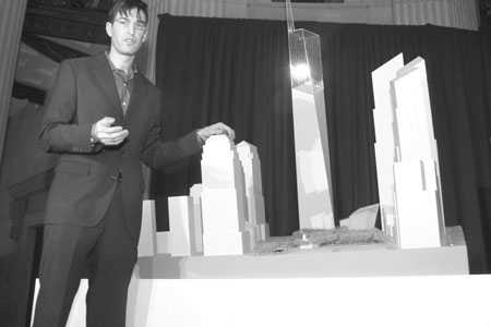 East Villager presents W.T.C. memorial plan 1 wtc-2004-01-27_z