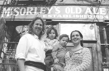 A Memorable Portrait of Gregory De LA Haba & Wife Teresa at McSorley’s