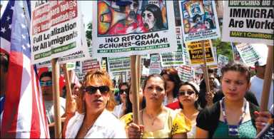 ‘No Worker Is Illegal!’ A place to hold protests 1 25 illgl-2009-05-25_z