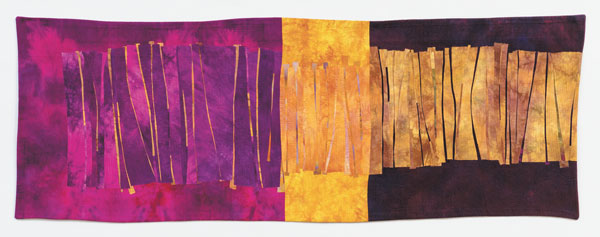 Just Do Art! April 4, 2013 4 Image courtesy of ArtQuilt Gallery and the artist Beth Carney’s work draws on her background as a dancer. See “CHAOS.”
