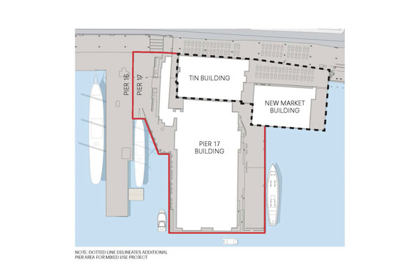 Hidden no more, Seaport developer’s desire for hotels & housing revealed 3 Howard Hughes Corporation will be redeveloping Pier 17 and has an option on the Tin Building, which is in the Seaport Historic District, and the New Market Building, which is just outside.