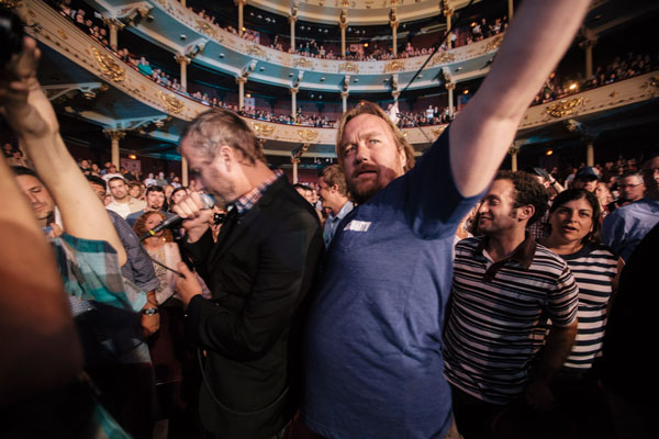 Tribeca Docs Long on Good Sports, Big Stars 9 Photo by Carin Besser Matt Berninger and Tom Berninger.
