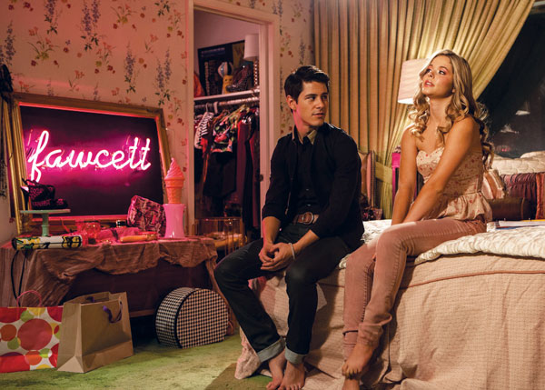 Regardless of Preference, They’ve Got Your Type 5 Photo by Kate Romero Tanner (Michael J. Willett) has a bonding moment with Fawcett (Sasha Pieterse), in “G.B.F.”