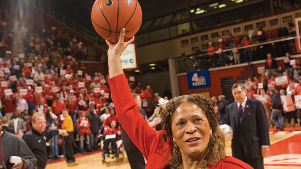 Tribeca Docs Long on Good Sports, Big Stars 7 Photo by Nick Romanenko, ©2008 Rutgers/Nick Romanenko “Coach” Vivian Stringer, celebrating her 800th win at Rutgers University.