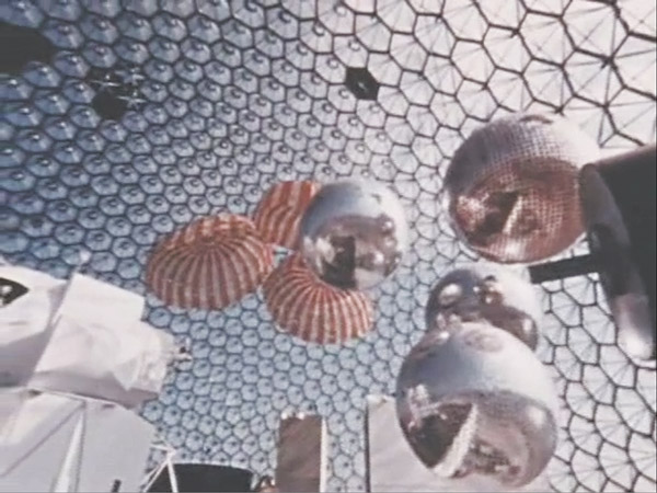 Buhmann on Art 2 Image courtesy of the artist and apexart Beacon satellites on display in the US Pavilion at Expo67, Montreal. See “Exhibition Space.”