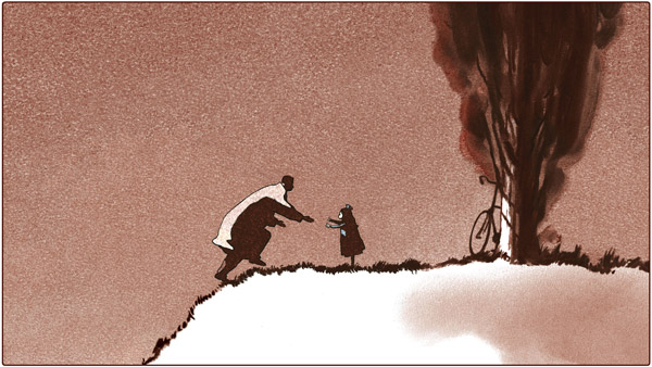 Image courtesy of the filmmakers and Sound of Silent Film Festival From Michael Dudok De Witt’s “Father and Daughter.” 