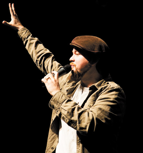 Rhyme Machine 3 Photo courtesy of the artist Baba Israel, on the bill of May 24’s Beat-Rhyming battlers.