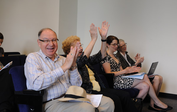 ‘A special building’: Landmarks O.K.’s Bialystoker Home 1 Photo by Terese Loeb Kreuzer Mitchell Grubler and Joyce Mendelsohn applauded after the Landmarks Preservation Commission voted to landmark the Bialystoker Home for the Aged at 228 East Broadway. With Linda Jones, they founded the Friends of the Bialystoker Home a year and a half ago to fight to save the building.