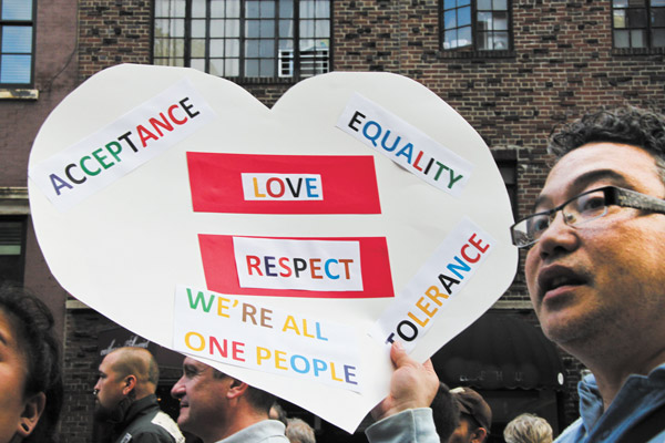 March to ‘stop the hate’ follows anti-gay crime 2 rally,-love