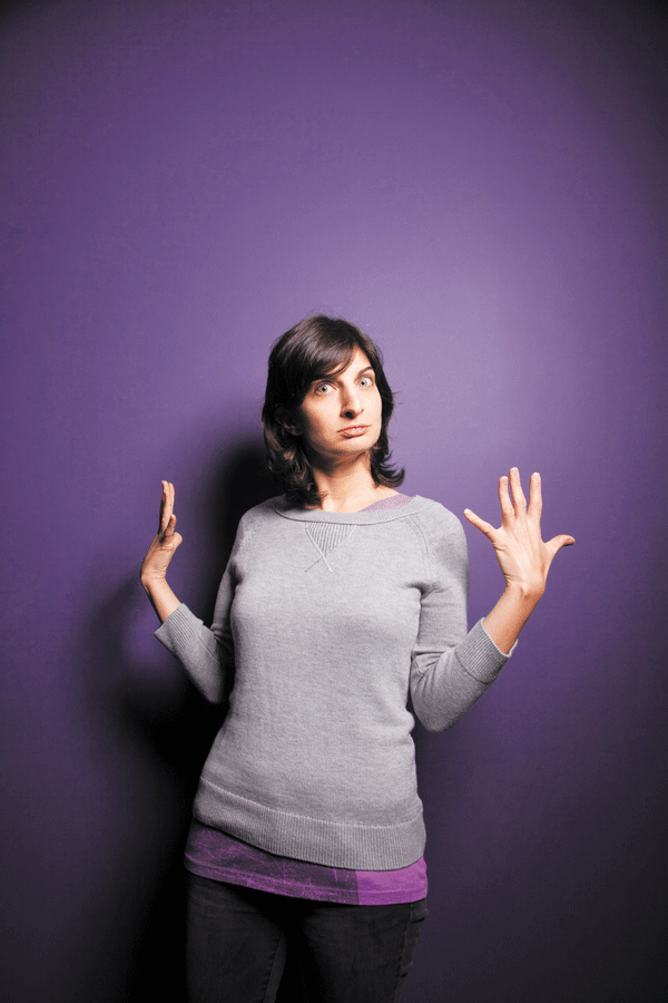 Put Me on Your Pride Plate 2 Photo courtesy of the artist Still standing: “Last Comic” vet Claudia Cogan is among the gaggle of gay (and open-minded) humorists on the next “Homo Comicus” bill.