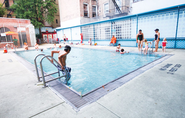 Kids keep cool with help from Vesuvio’s mini-pool 2 Photo by Tequila Minsky