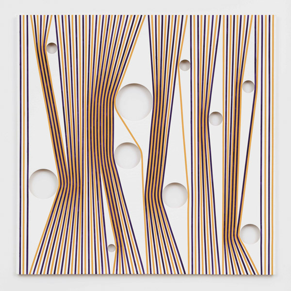 Image courtesy of the artist and apexart Caetano de Almeida’s “Demeter” (2013, acrylic on canvas, 59 x 59 inches). On view through Oct. 13, at Eleven Rivington.