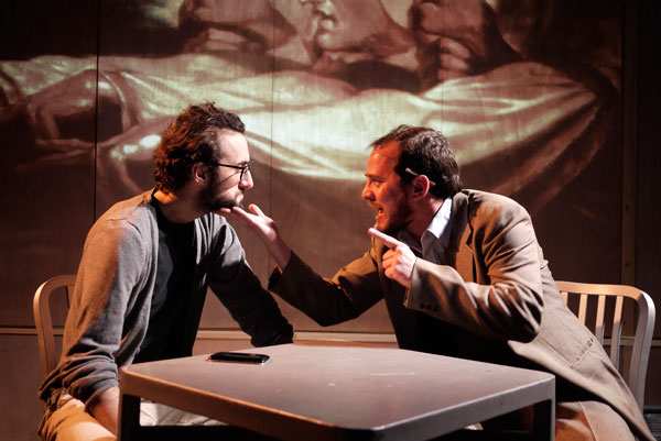 Welcome to their ‘Nightmares’ 2 Photo by Nick Kostner You plagiarist. You little liar: Adam R. Burnett and Jud Knudsen, from the original January 2013 staging of “Nightmares.”
