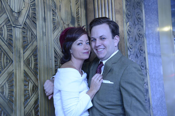 Just Do Art 2 Love, after a very long spell: Kate Middleton and Brett Bolton, in Ground UP Productions’ “Bell, Book & Candle.” PHOTO BY RANDY MORRISON