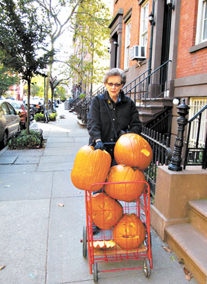 Hit the Road Jack: Pumpkin Composting 3 Photo by Pat Cooke Dottie Francoeur manages Chelsea properties…and Chelsea pumpkins!