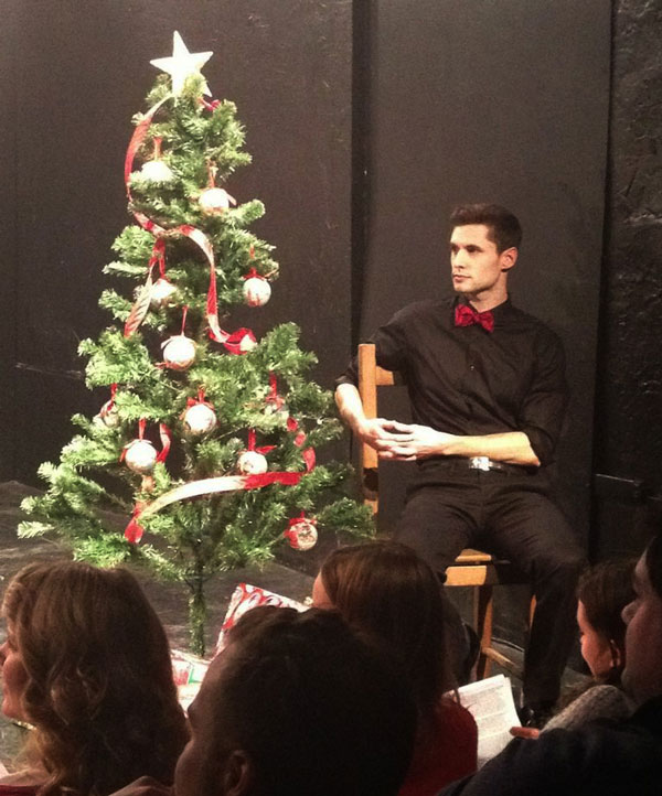 Just Do Art 4 Why so glum? Mike Schwitter is among the Less Than Rent members plumbing the depths of holiday depression, in Dec. 17’s “A Blue Christmas Without Jew.” PHOTO COURTESY OF LESS THAN RENT