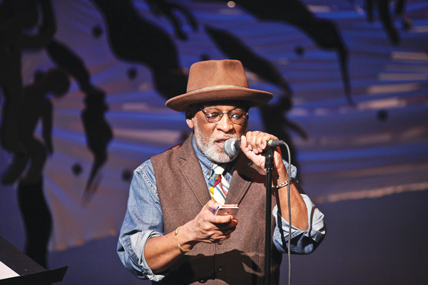 The poet and musician Ngoma, performing at 2013’s Alternative New Year’s Spoken Word/Performance Extravaganza, will the opening master of ceremonies for this year’s edition (Jan. 1, 2014).   PHOTO BY JOEL SIMPSON