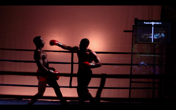 Just Do Art: Special COIL Edition 2 L-R: Femi Olagoke and Dennis A. Allen II, in “Tyson vs. Ali.” PHOTO BY JOHN HURLEY