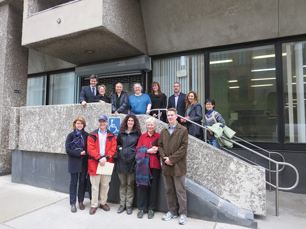 Moving ahead on 75 Morton and Bleecker Street schools 2 File photo by Lu Chih-Lan Members of the 75 Morton Community Alliance outside the future middle school, including, back row, from left, state Senator Brad Hoylman, Assemblymember Deborah Glick and C.E.C. District 2 President Shino Tanikawa.