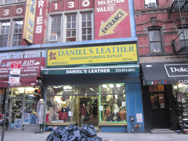 The Springtime Adventures of an Underemployed Urban Elf 2 One less place to get cool stuff: Daniel's Leather. PHOTO BY REV. JEN