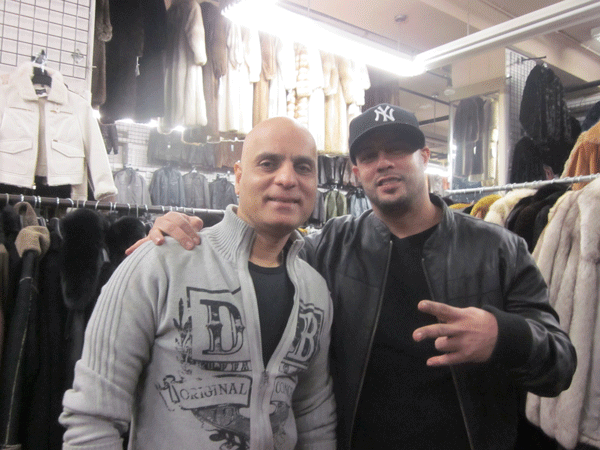 The Springtime Adventures of an Underemployed Urban Elf 3 Louis Ressy and Nadeem Waheed — of the late Orchard St. institution, Daniel’s Leather. PHOTO BY REV. JEN