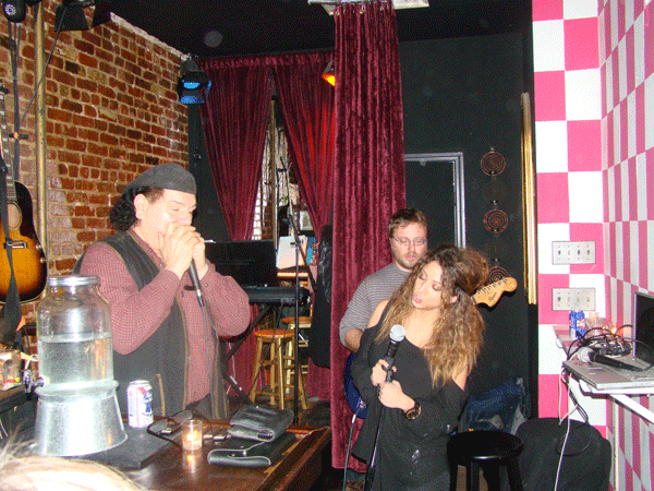 The Springtime Adventures of an Underemployed Urban Elf 4 Get on down to Old Man Hustle, Sundays at 8, to see Monster (left), Brer Brian and maybe even Paige Danoff. PHOTO BY JIM MELLOAN