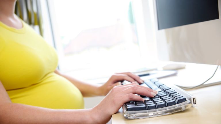 Pregnant at Work istock Cropped