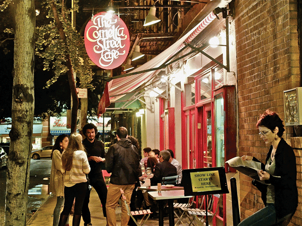 Cornelia Street Café has pianist Sebastien Ammann’s quartet, hot after a European tour, on Sept. 29.  PhotoS by Jenny Rubin