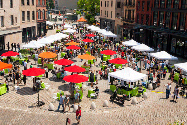 Photo by Robert Ripps Gansevoort Plaza is the place for Tastes of NYC: Sun., Sept. 28.