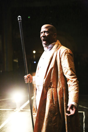 A ‘Tempest’ trilogy galvanized by Sandy’s tide 1 Constant invention, clarity of storytelling and Reg E. Cathey’s Prospero are three reasons to see the first in La MaMa’s “Tempest” trilogy. Photo by Steven Schreiber