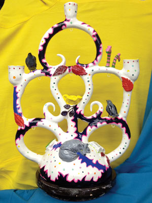Community Activities, Week of Oct. 9, 2014 2 Photo courtesy of Penn South Ceramics Anna Copeland’s Mexican Tree of Life, part of an exhibit on view in the window of Assemblymember Richard Gottfried’s office, Oct. 14–Nov.14.