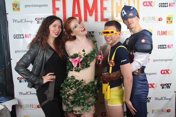 Queering comics, cosplay and gaming 3 All manner of geek culture took their turn on the Flame Con red carpet. Photo by Fwee Carer courtesy Flame Con.