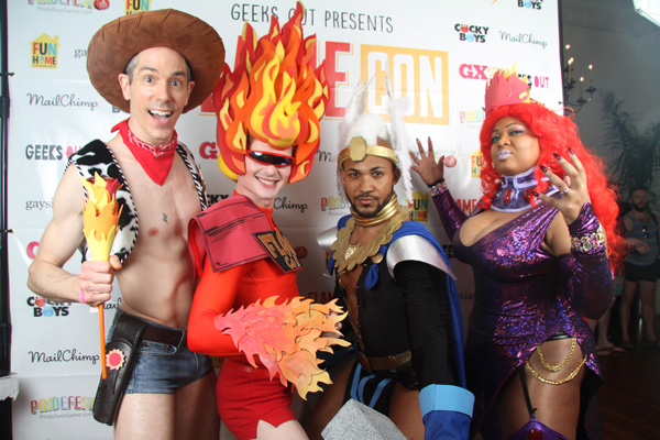 Queering comics, cosplay and gaming 1 Out, proud geeks came dressed to play when Flame Con had its first incarnation earlier this month. Photo by Fwee Carer courtesy Flame Con.