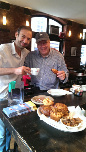 Acqua Restaurant managing partner Nicholas Berti, left, and Water St.