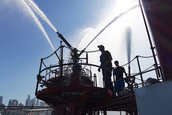 Working it on the waterfront, tugs get pretty pushy 2 Photos by Milo Hess