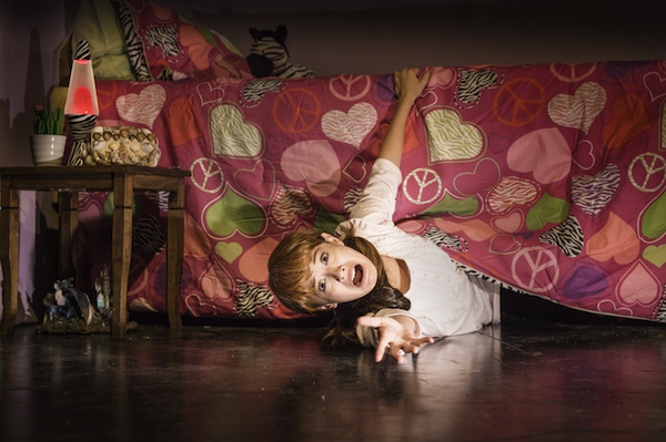 Nightmare Horror Show brings terror to the theater 2 In Timothy Haskell’s “Smile,” society’s most primal fears are prodded — including a visit from monsters under the bed. Photo by Michael Blase.