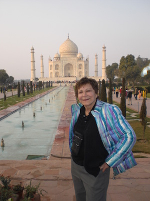 Her Cancer Was No Show Stopper 1 From India, proof that D’yan Forest lived the title of her solo comedy show, “Around the World in 80 Years.” Photo by Nancy Pearse.