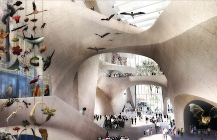 Boisterous Forum Shows Angry Opposition, But Some Support For Museum Expansion 1 A rendering of the new central exhibition hall in the Gilder Center, facing Theodore Roosevelt Park. | STUDIO GANG ARCHITECTS