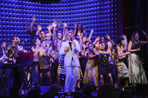 Give ’em that earth time religion 2 When Rev. Billy, the 30-member Stop Shopping Choir and a three-piece band set up shop, Joe’s Pub overflows with earthy activism. Photo by Erik McGregor.