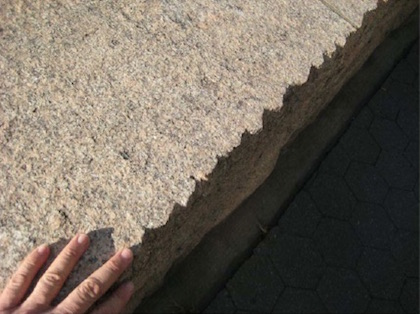 Costly UWS Plaza Modifications Proposed to Deter Skateboarding 3 The texture of blocks within Riverside Park that could be employed to discourage skaters in Frederick Douglass Circle. | FRIENDS OF FREDERICK DOUGLASS CIRCLE