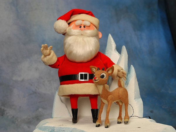 Who is Santa? 1 Immortal, and on your screen: This image of the restored stop-motion puppets used in 1964’s “Rudolph The Red-Nosed Reindeer” is available as a free wallpaper, on rankinbass.com.