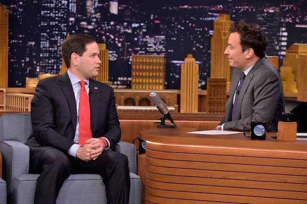 Stump Speech: The Iowa caucus fracas edition 6 “Okay Jimmy Fallon, yes, my parents were immigrants. That doesn’t mean I don’t hate immigrants. A lot of people hate their parents.” Photo source: facebook.com/marcorubio.
