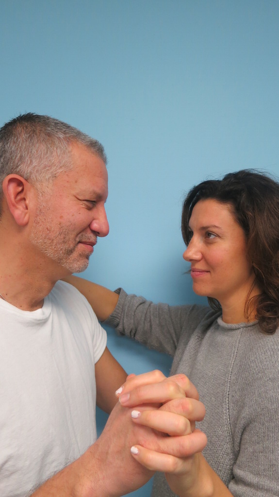 John Torres as Pedro Castillo (Fernando Bermudez) and Christine Copley as Gwen Castillo (Crystal Bermudez) in “Pedro Castillo Is Innocent.”
