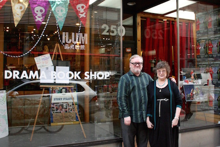 Broadway Super Nova’s Lifeline to Water-Logged Drama Book Shop 1 Rozanne Seelen, the owner of the Drama Book Shop, with her nephew Allen Hubby. | YANNIC RACK