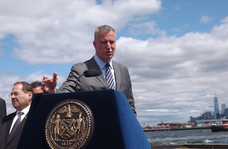 City Sides With UWS Nursing Home Development Despite Lead Concerns 1 Mayor Bill de Blasio and Congressmember Jerrold Nadler find themselves at opposite sides of a battle over the development of a nursing home on West 97th Street. | DUNCAN OSBORNE