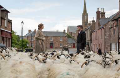 Agyness Deyn and Kevin Guthrie in SUNSET SONG, a Magnolia Pictures release. Photo courtesy of Magnolia Pictures.