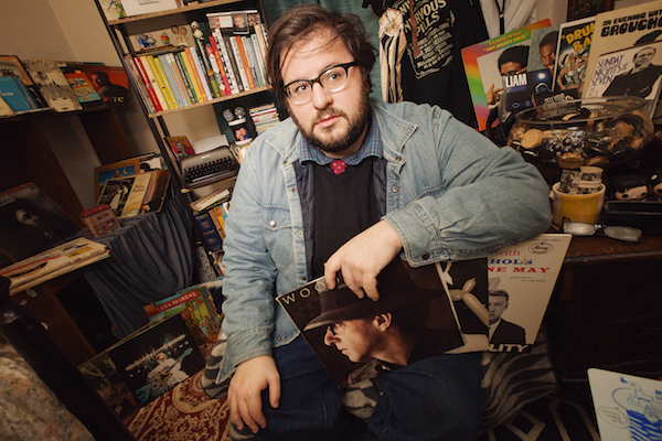 Let there be cake: Liam McEneaney celebrates his new comedy album, May 24 at Housing Works Bookstore Cafe. Photo by Mindy Tucker.