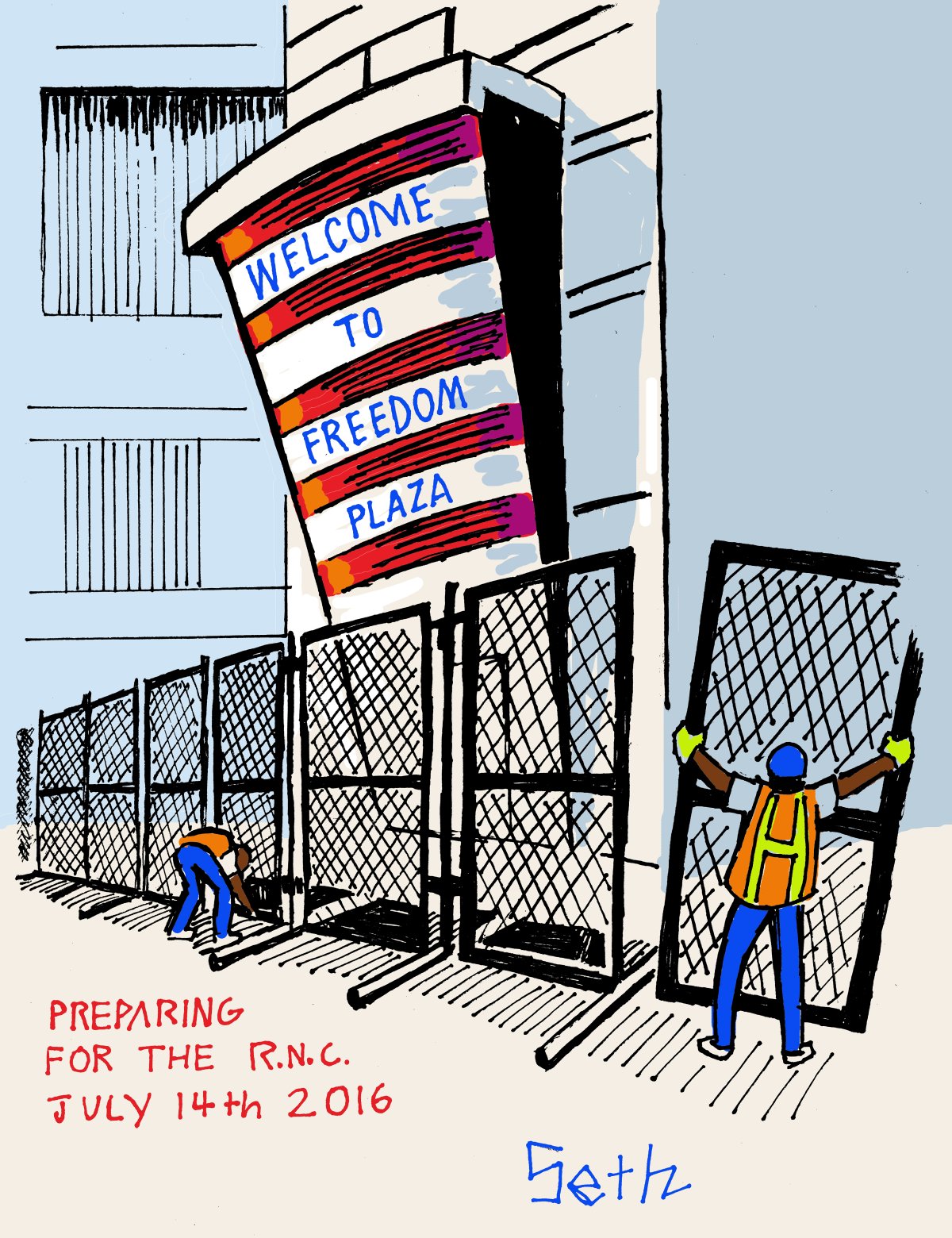 Ink pens and protest pens: Scenes from the R.N.C. 2 rnc-tobocman-2016-07-21-v01,VIL,PRINT_WEB,WEB