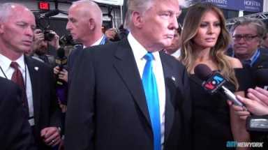 Donald Trump comments after Hofstra presidential debate