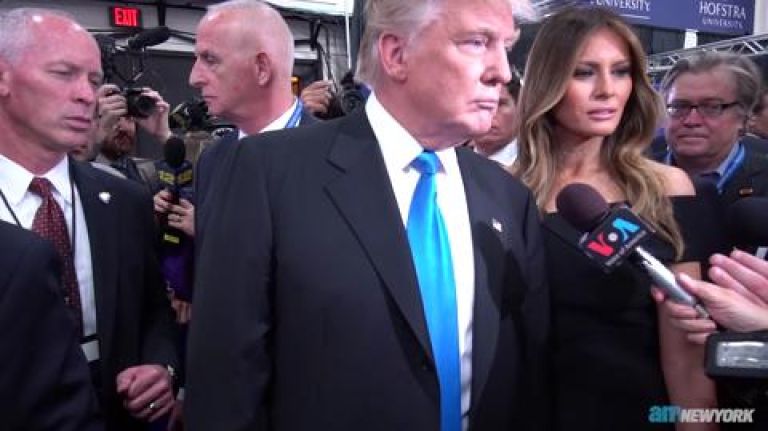Donald Trump comments after Hofstra presidential debate